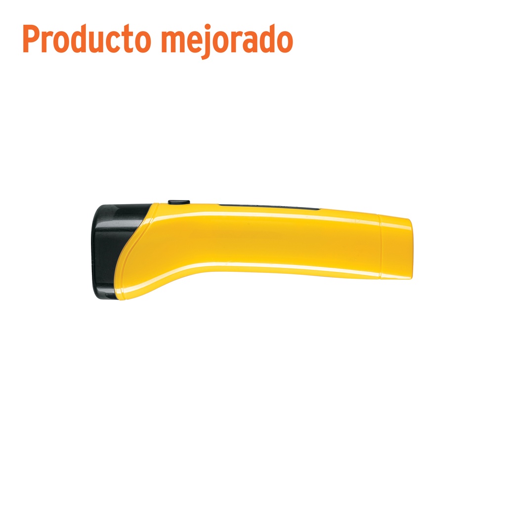 Linterna plástica de LED, 80 lm, recargable, PRETUL