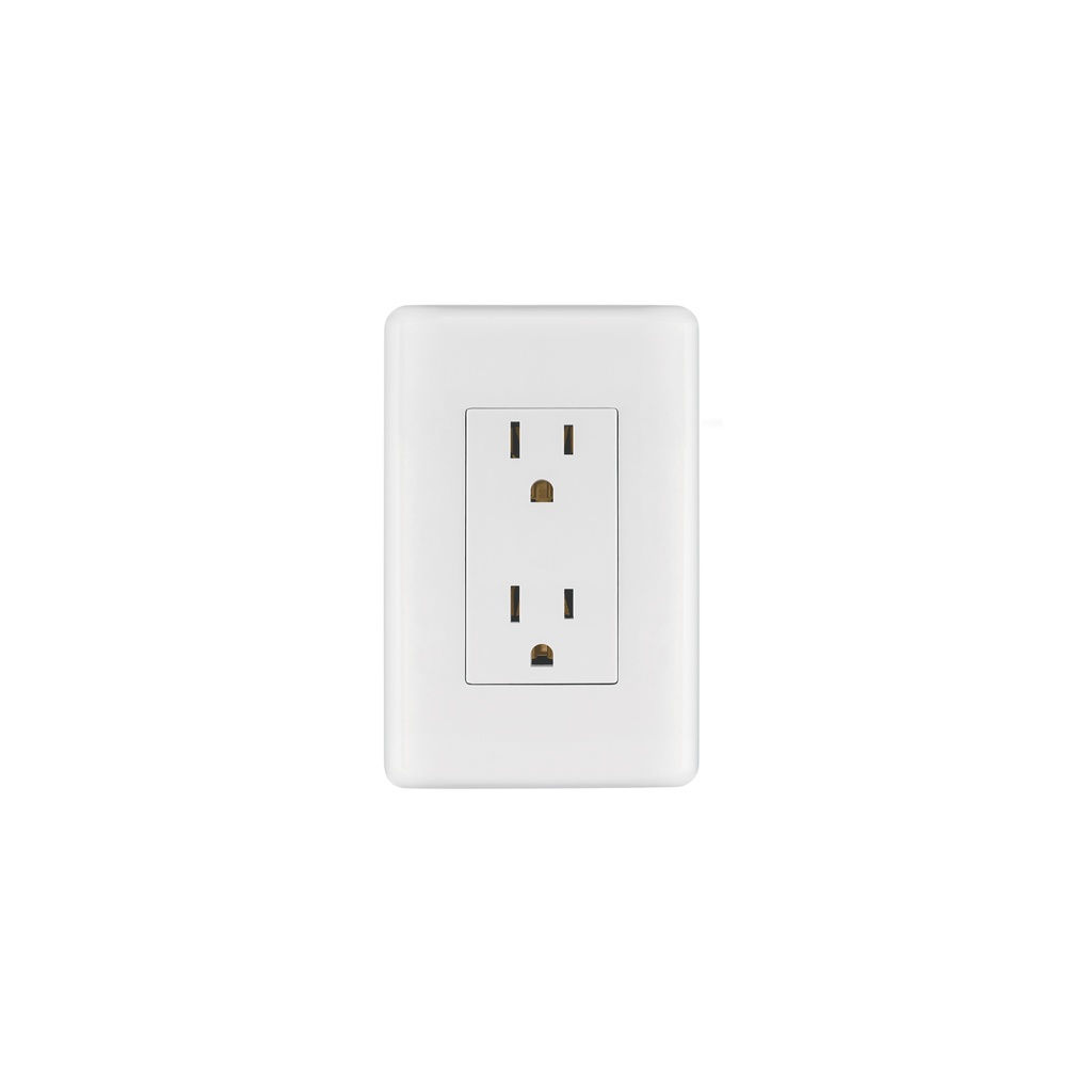 Contacto dúplex, 2 polos + tierra, VOLTECK BASIC