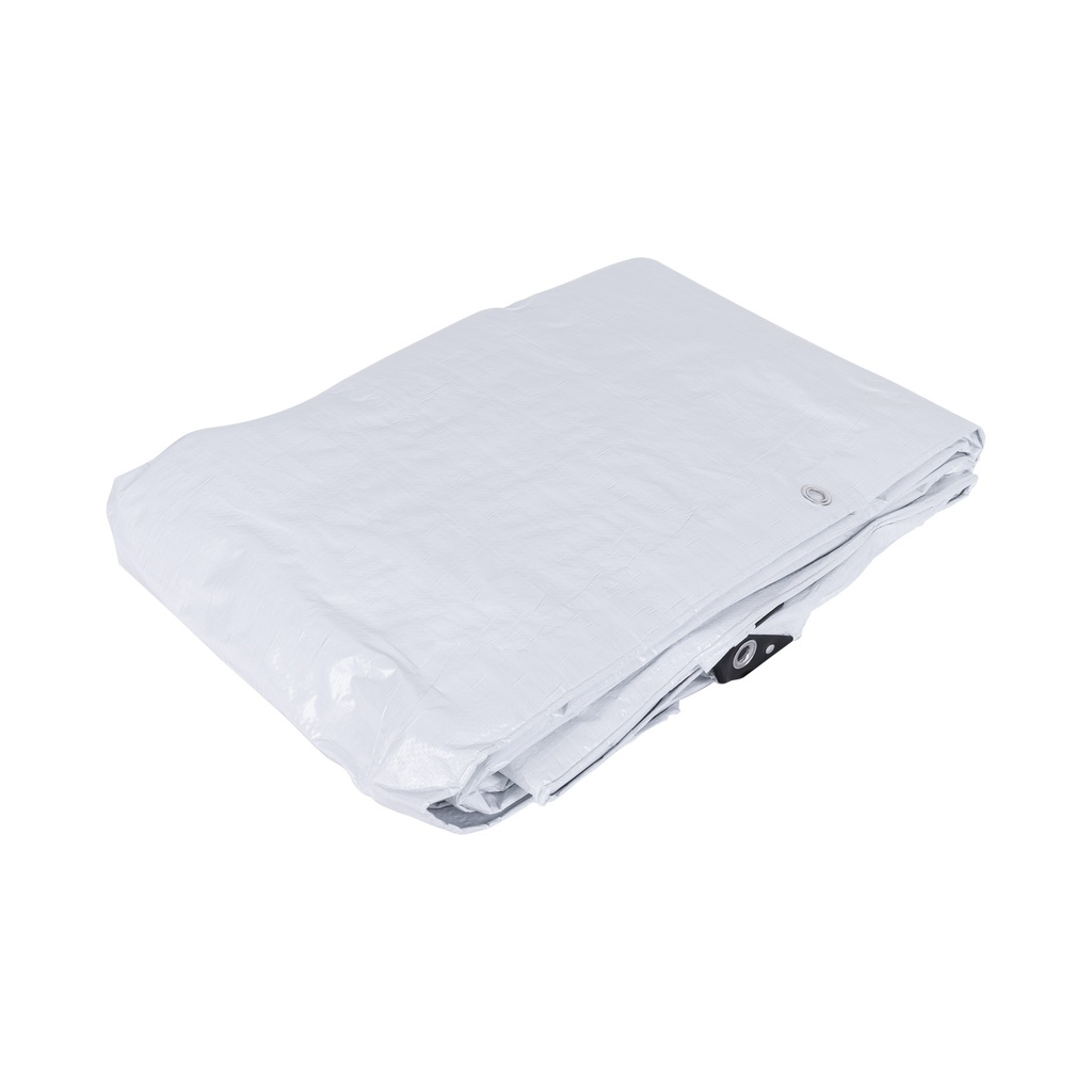 Lona de polietileno 6 x 9 m, blanca, 110 g/m2, PRETUL