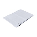 Lona de polietileno 3 x 6 m, blanca, 110 g/m2, PRETUL