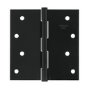 Bisagra cuadrada 4', negro mate, cabeza plana, BASIC