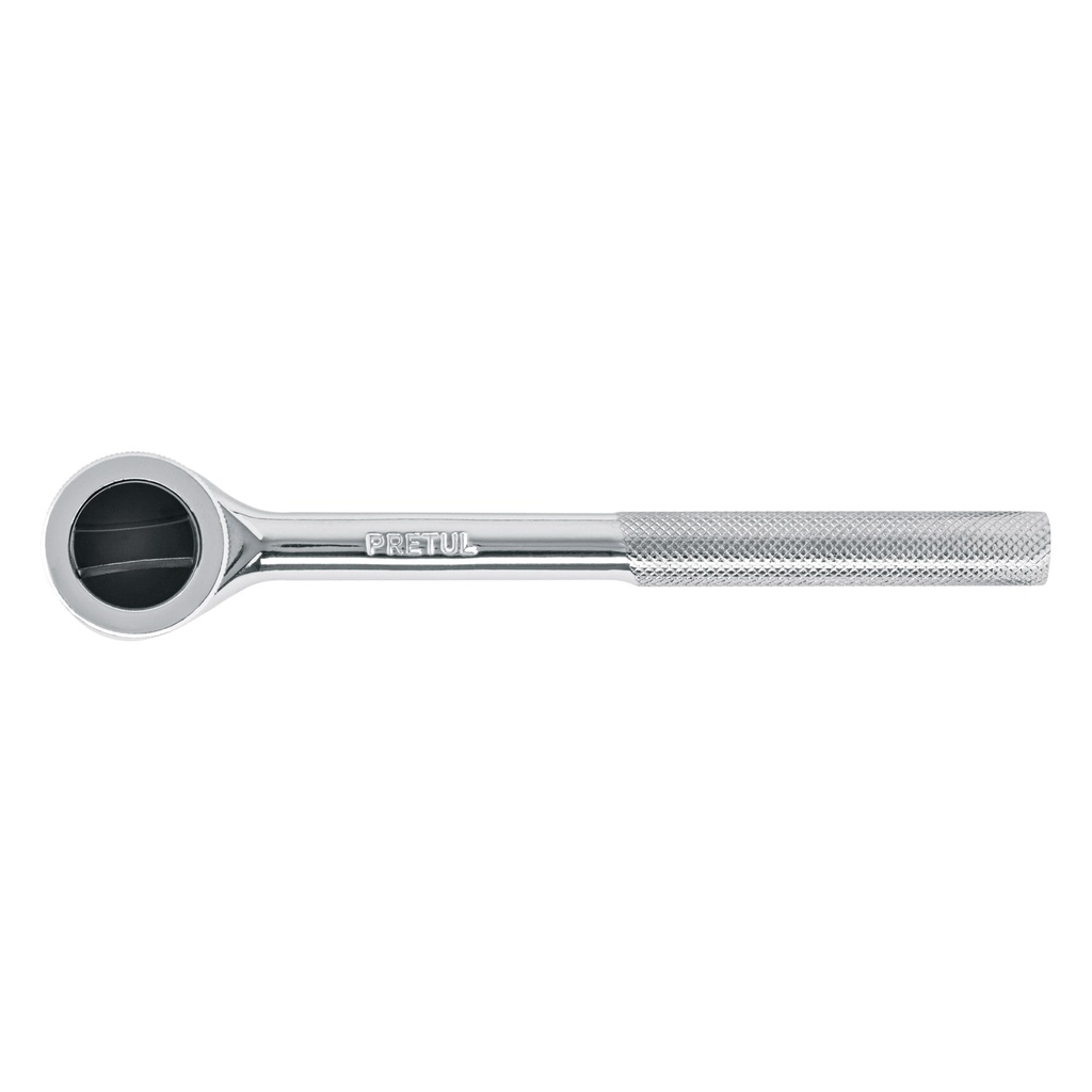 Matraca cuadro 3/8' cabeza redonda con disco, PRETUL