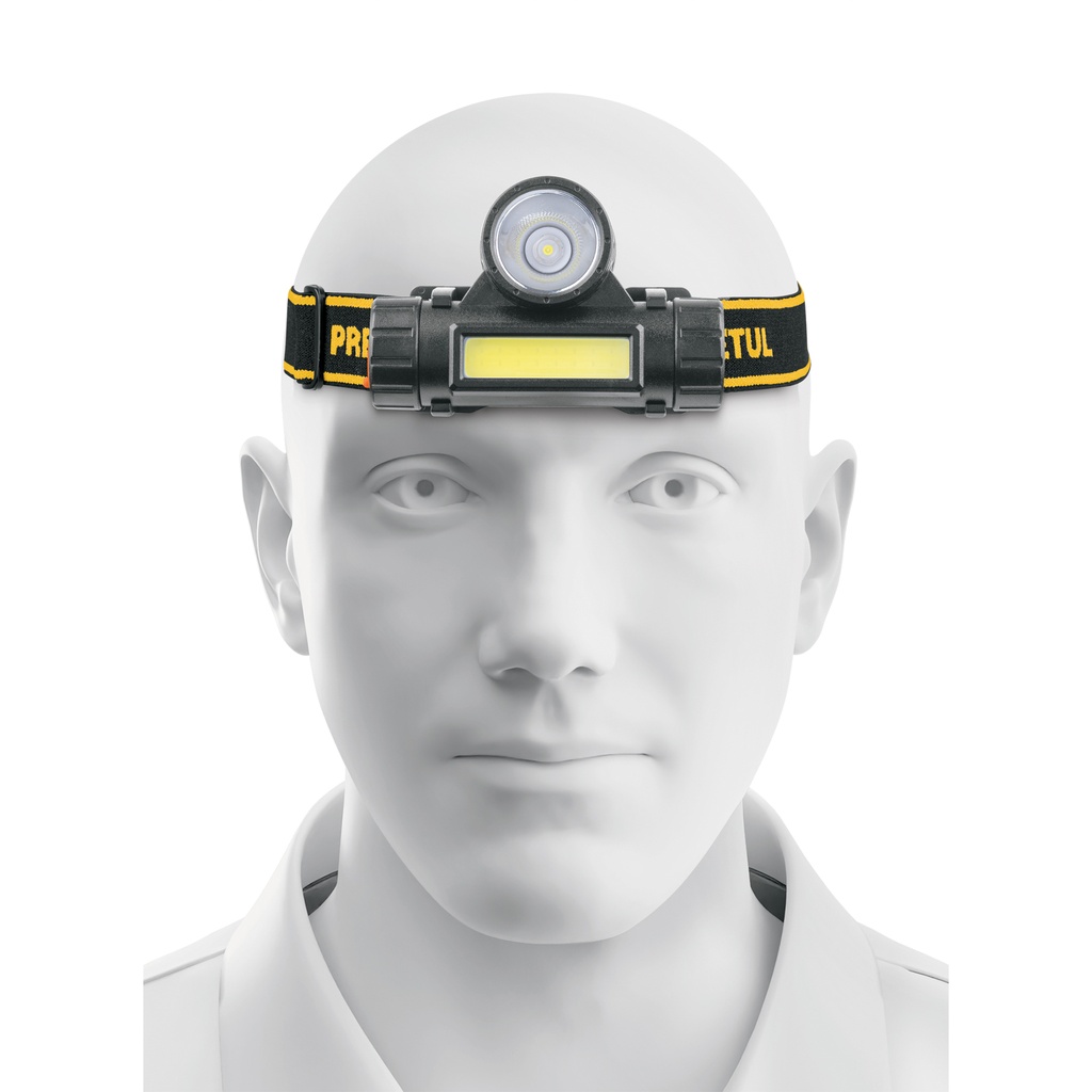 Linterna de minero LED 180 lm, con imán, recargable, PRETUL