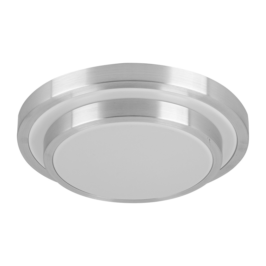 Luminario LED plafón decorativo 18W 6500K, metálico, BASIC