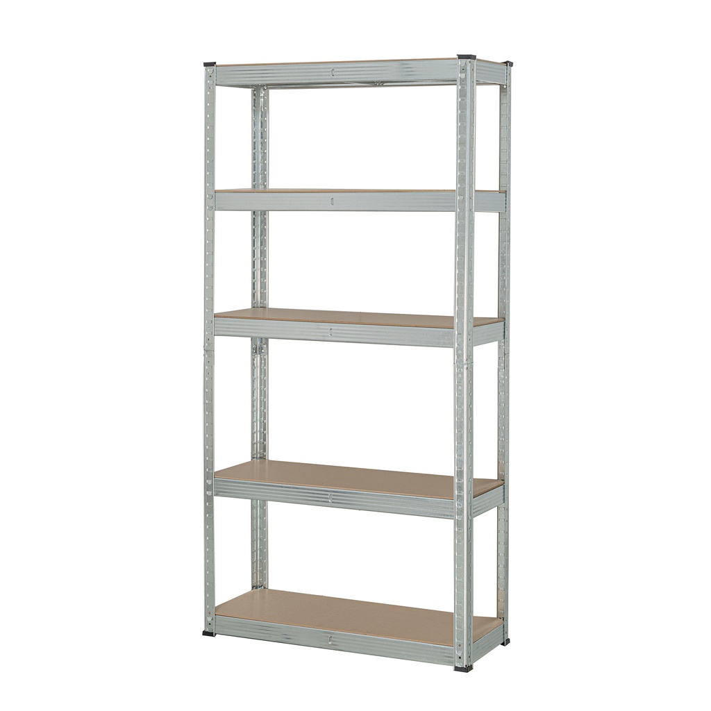 Estante metálico 5 repisas MDF cap. 35 Kg,150x30x75, PRETUL