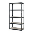 Estante metálico 5 repisas MDP cap. 60 Kg,180x45x90, PRETUL