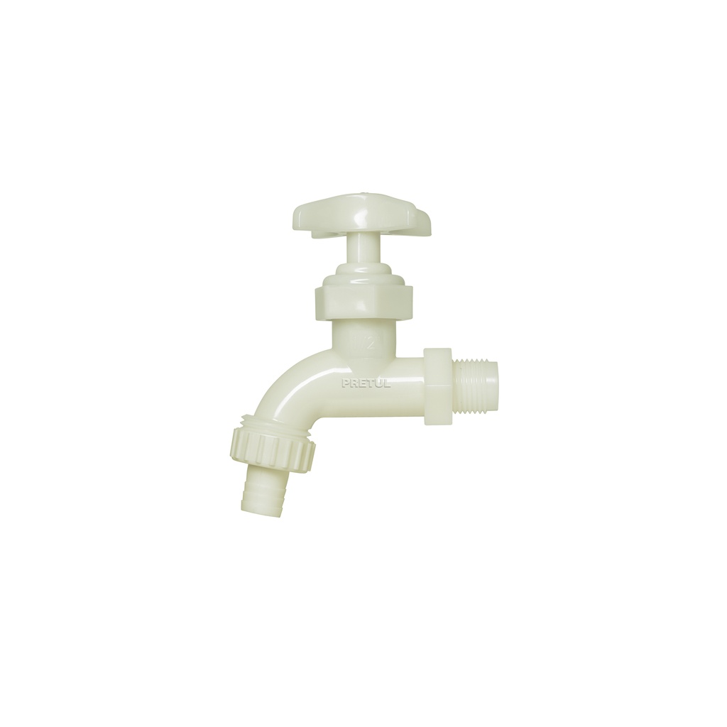 Llave p/manguera, de plástico 65g,1/2', granel, PRETUL
