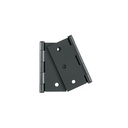 Bolsa c/2 bisagras cuadradas 3', plana, negro, BASIC