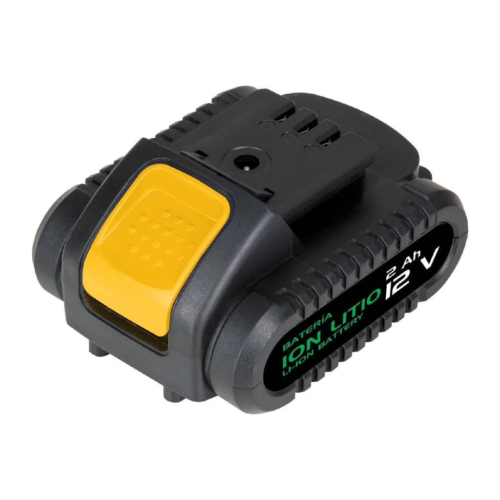 Batería ion litio, 12V, 2 Ah, PRETUL