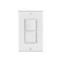 Placa armada interruptor sencillo y de 3 vías Classic