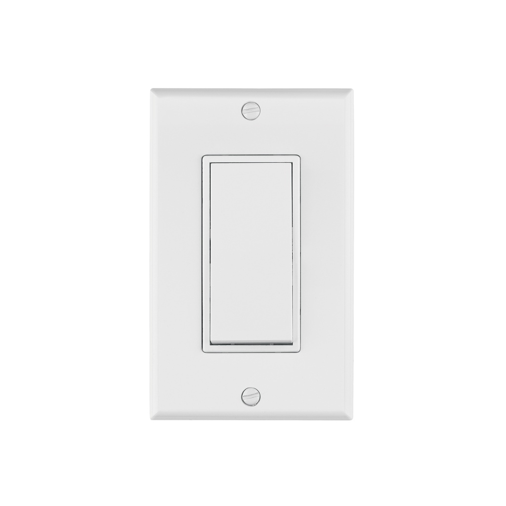 Placa armada con interruptor de tres vías, línea Classic