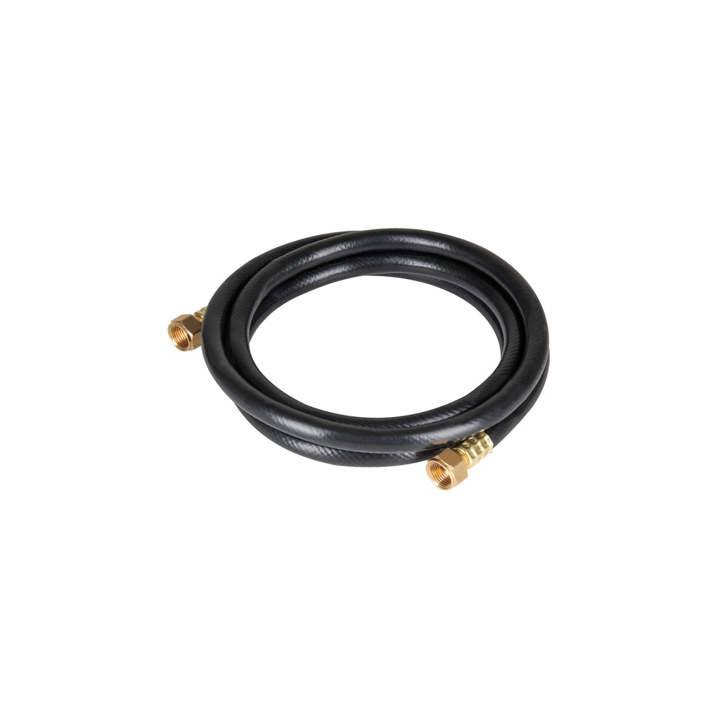 Manguera para gas, PVC negra, 3/8' flare, 2 m, FOSET