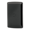 Placa ciega, Italiana, color negro, VOLTECK