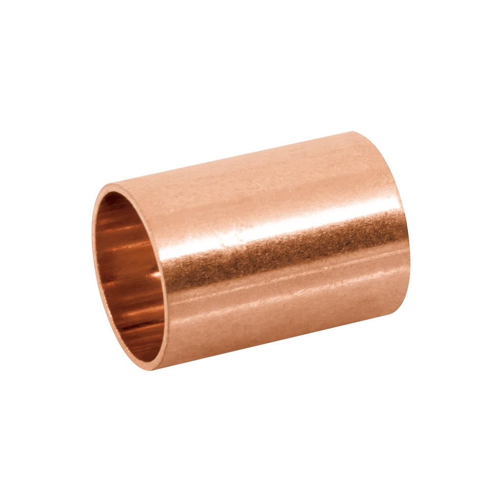 Cople de cobre 1/2', sin ranura, FOSET