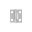 Bisagra rectangular 1' acero pulido, HERMEX