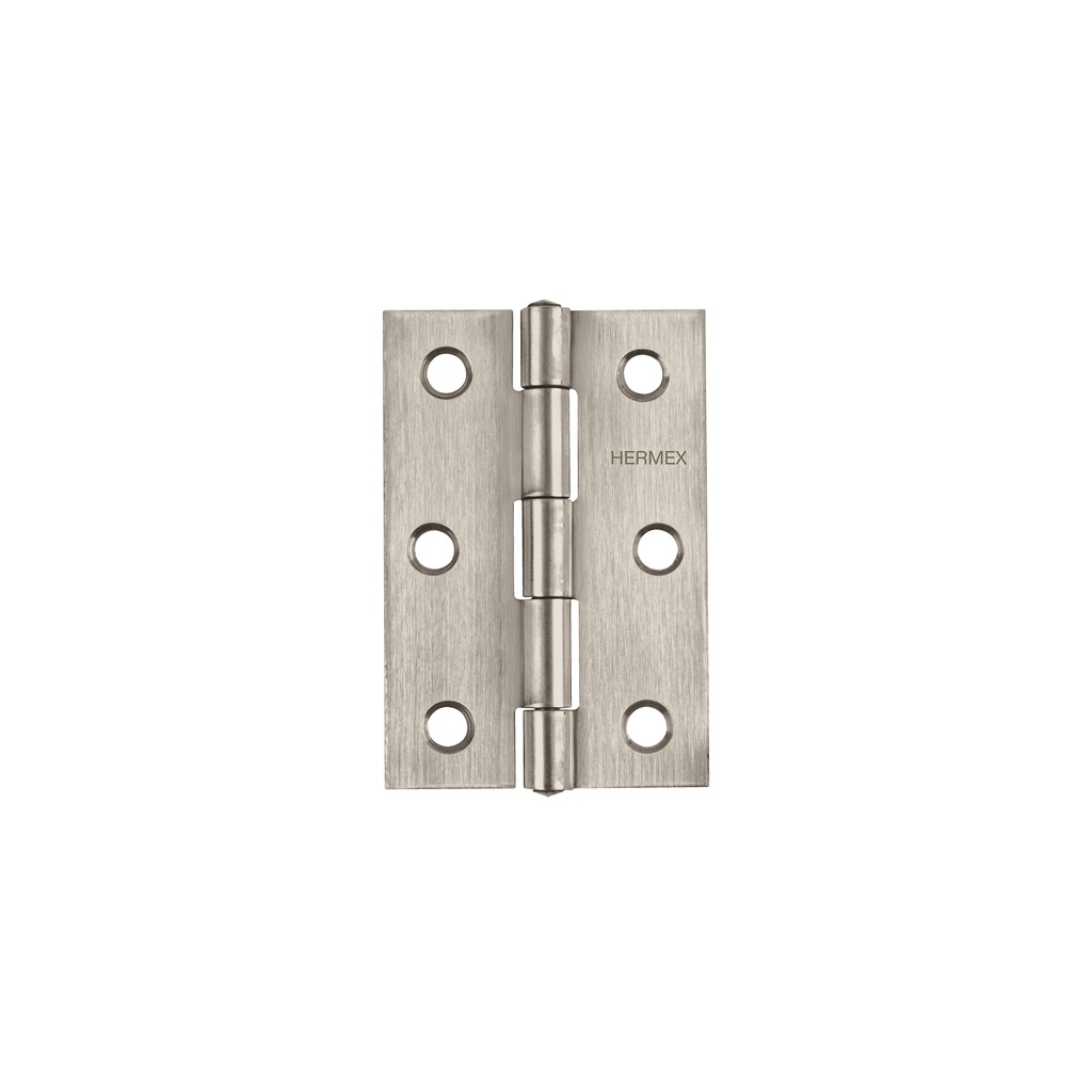 Bisagra rectangular 3' acero inoxidable, HERMEX