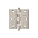 Bisagra cuadrada 3-1/2' acero inox, cabeza redonda, HERMEX