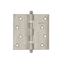 Bisagra cuadrada 4' acero inox, cabeza redonda, HERMEX