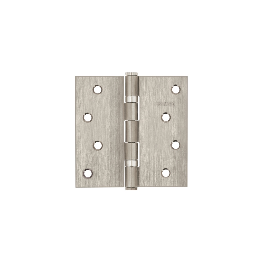 Bisagra cuadrada 4' acero inox, cabeza plana, HERMEX