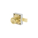 Cerradura para mueble, modelo 26, latón, HERMEX