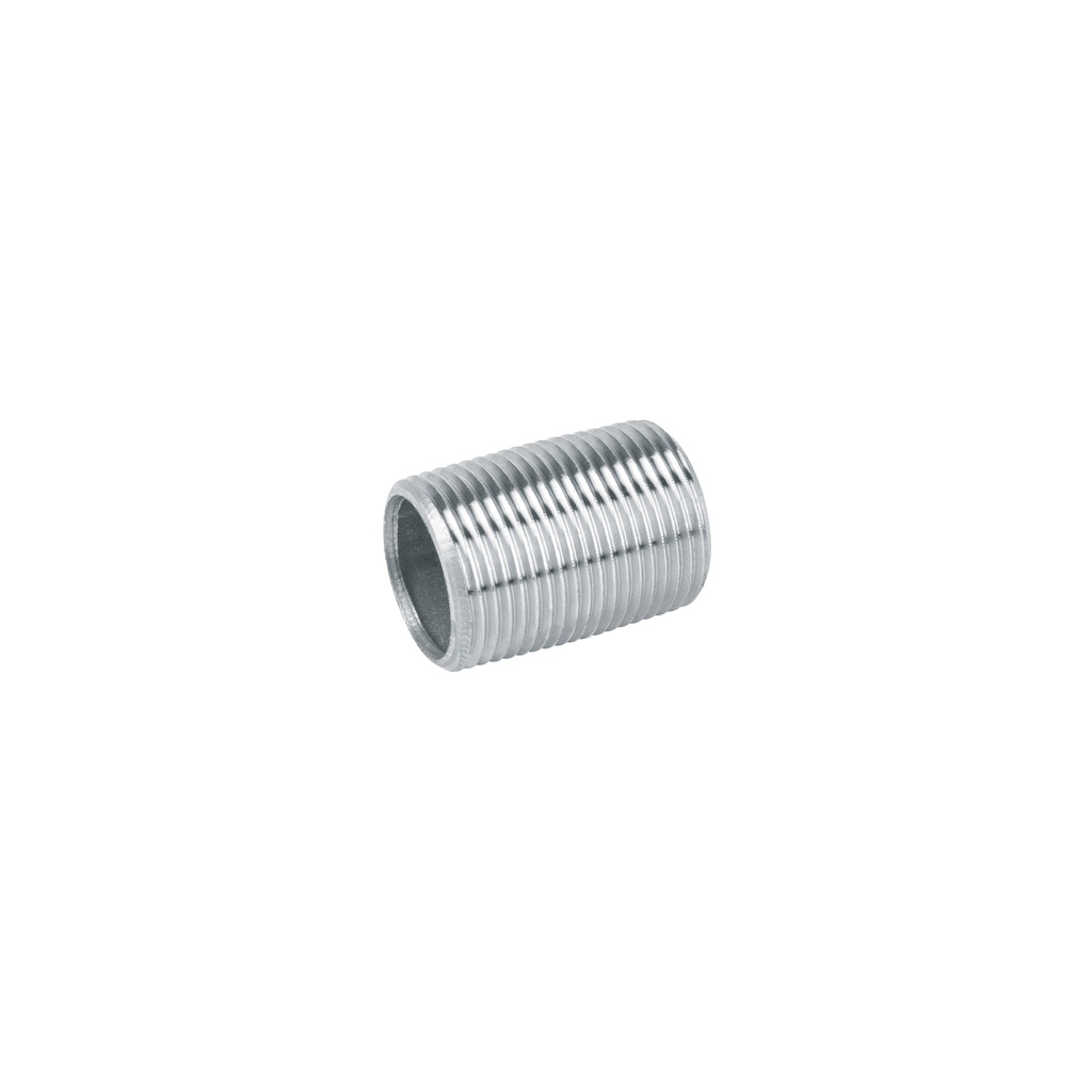 Niple de acero galvanizado 1/4' cuerda corrida, FOSET