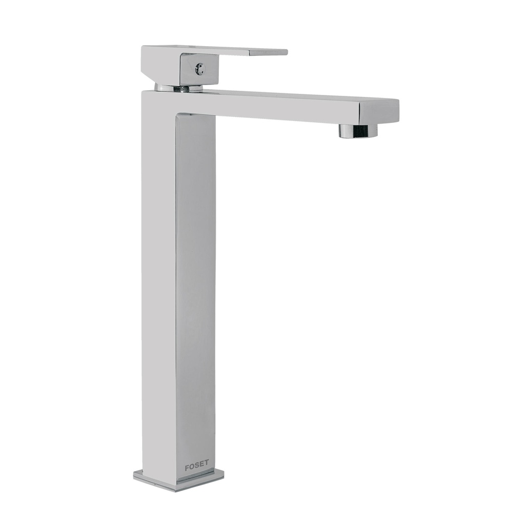 Monomando alto para lavabo, cromo, FOSET KUBO