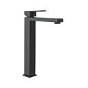 Monomando alto para lavabo, negro, FOSET KUBO