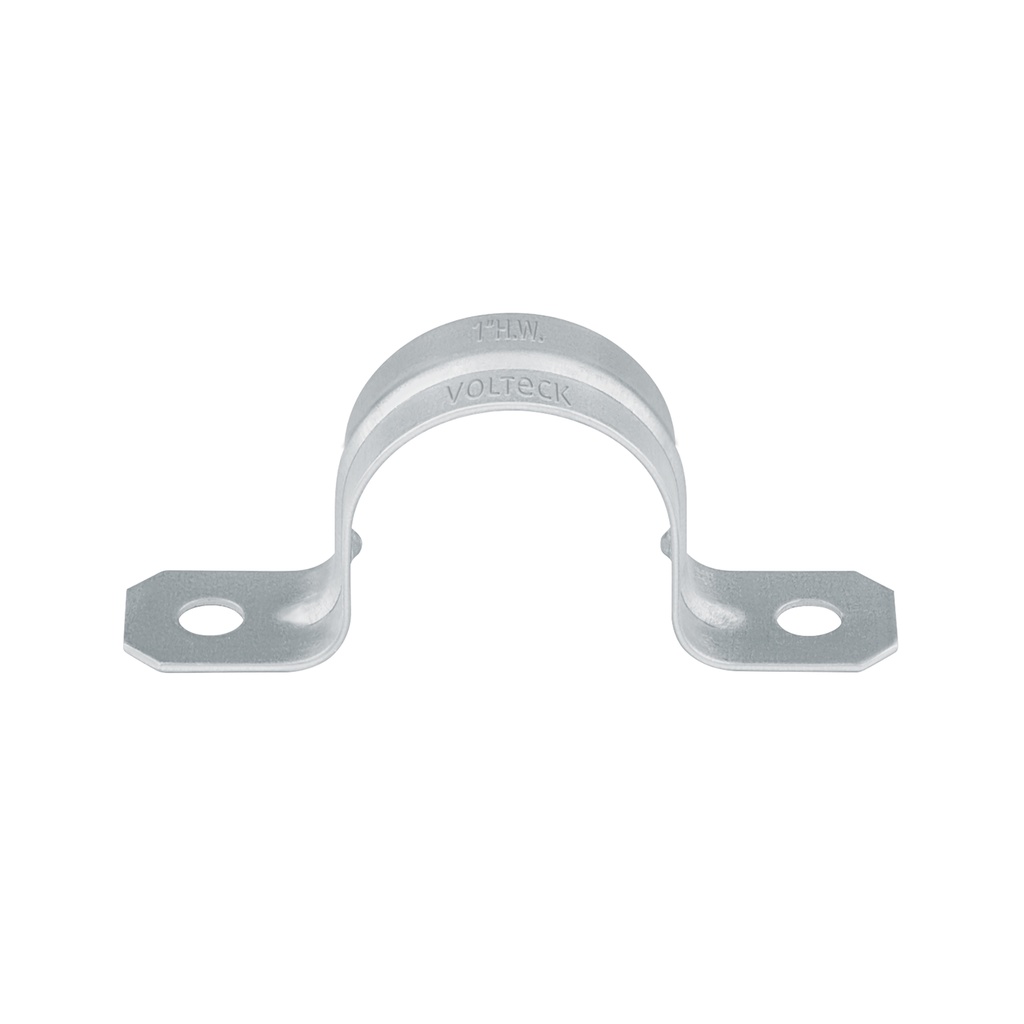 Bolsa c/10 abrazaderas tipo omega 1' p/tubo pared gruesa