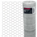 Rollo malla hexagonal cal.22, 1.5x 45m, abertura 25mm, 20kg