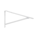 Ménsula reforzada de acero, blanca, 13 x 20', FIERO