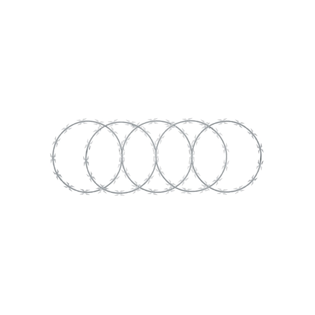 Rollo concertina máxima seguridad, 45cm diámetro x 8m, FIERO