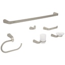 Juego de 6 accesorios para baño acabado satín, RIVIERA
