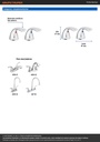 Juego 2 manerales palanca lavabo/fregadero, cromo, AERO