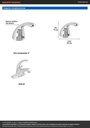 Maneral palanca para monomando lavabo AEM-44, cromo, AERO