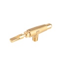 Válvula horizontal de latón 1/8' gas LP, alta presión, FOSET