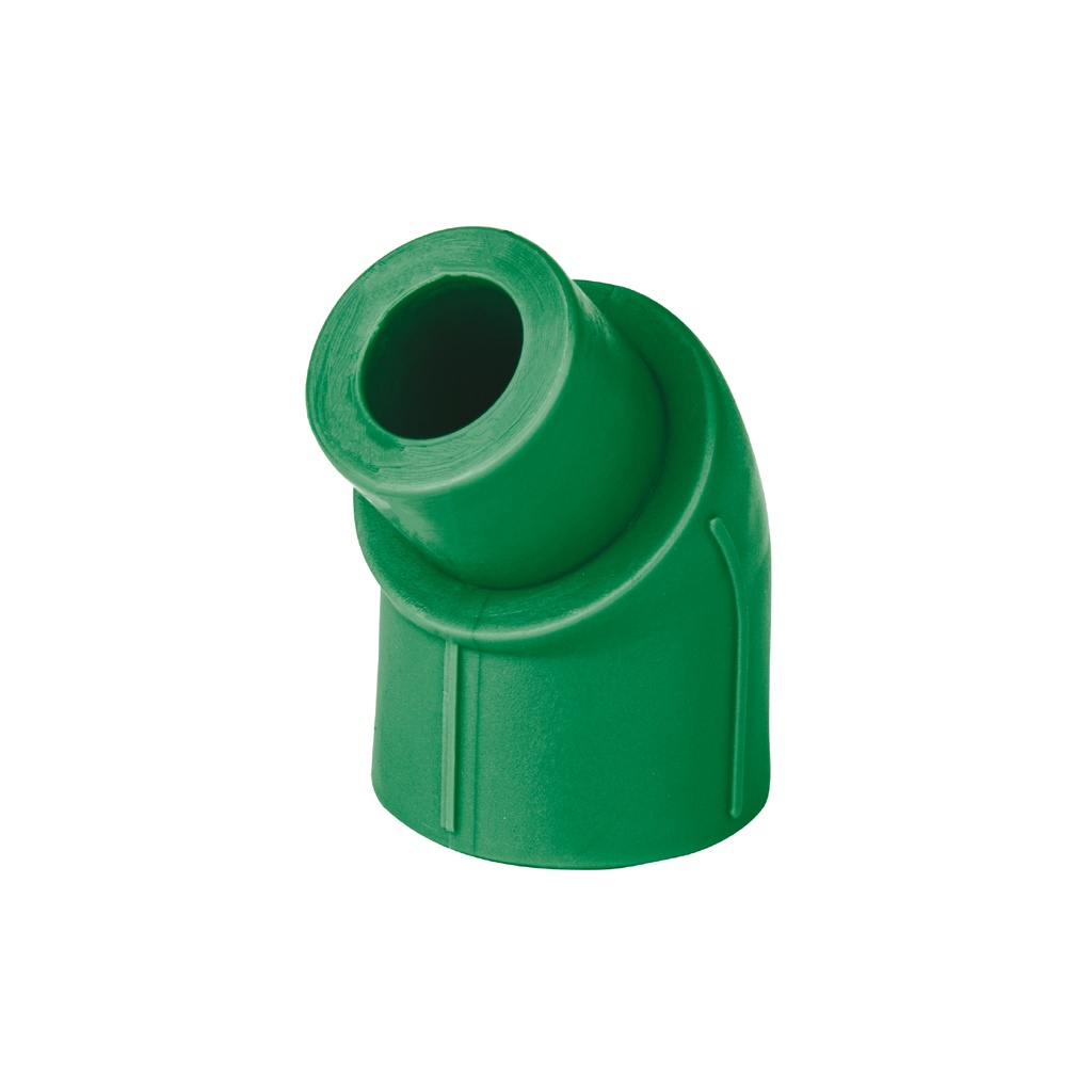 Codo 45° de PPR, 1/2' (20mm), macho-hembra, FOSET