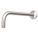 Brazo y chapetón para regadera, 30 cm, satín, ELEMENT
