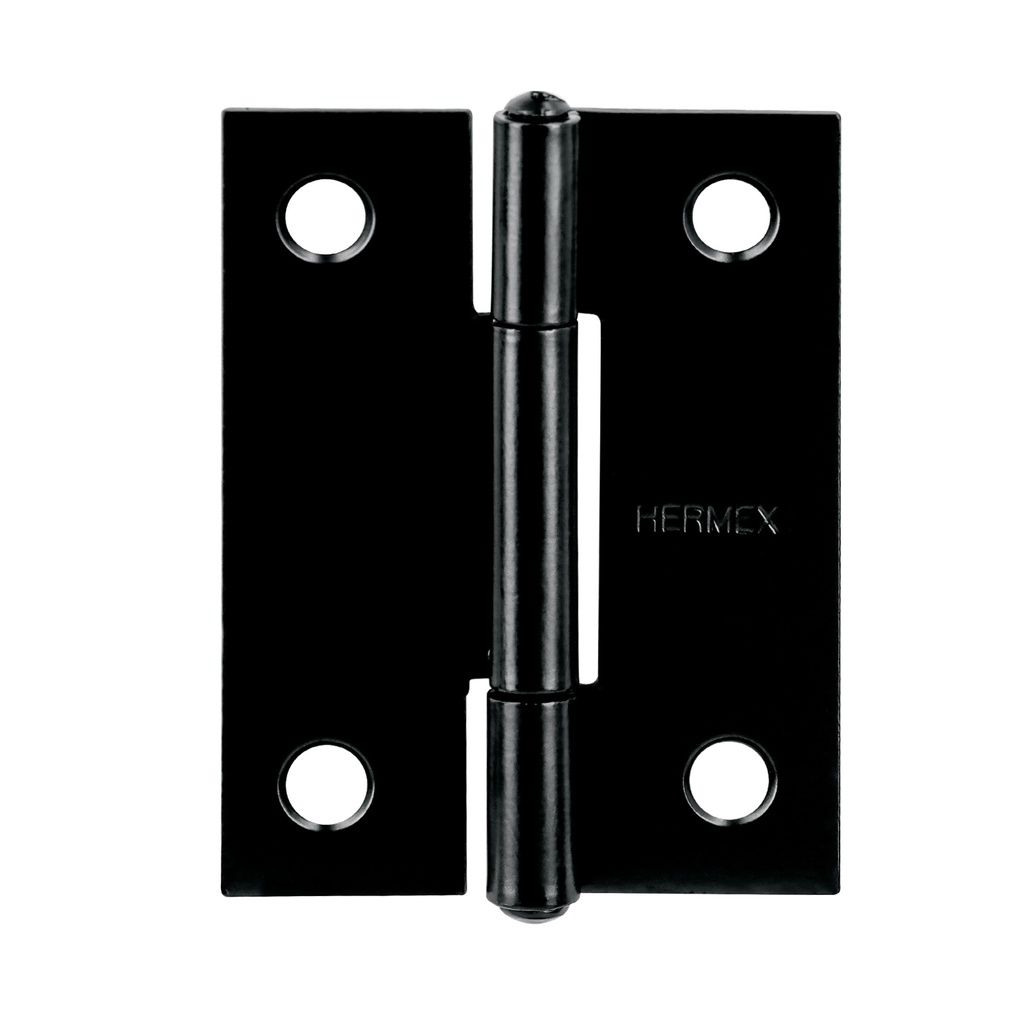Bisagra rectangular 2' negra, HERMEX