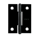 Bisagra rectangular 2' negra, HERMEX