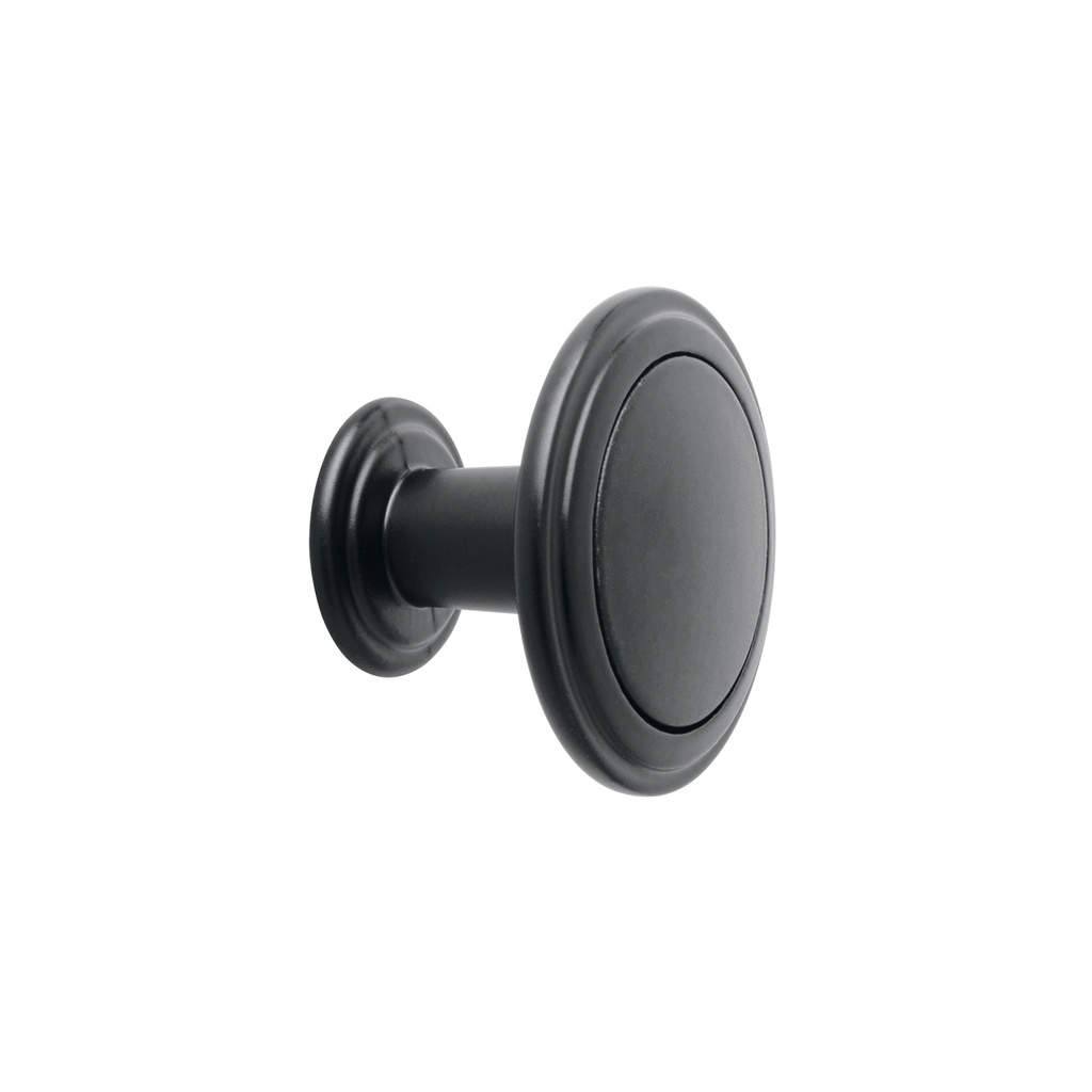 Perilla estilo 'Moderno' acabado negro, HERMEX