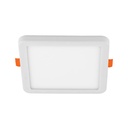 Luminario LED plafón 8W 6500K, ajustable, cuadrado, VOLTECK