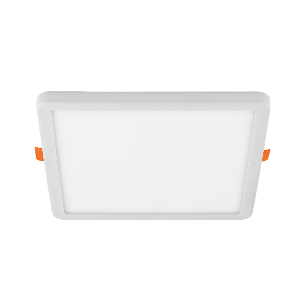 Luminario LED plafón 15W 6500K, ajustable, cuadrado, VOLTECK