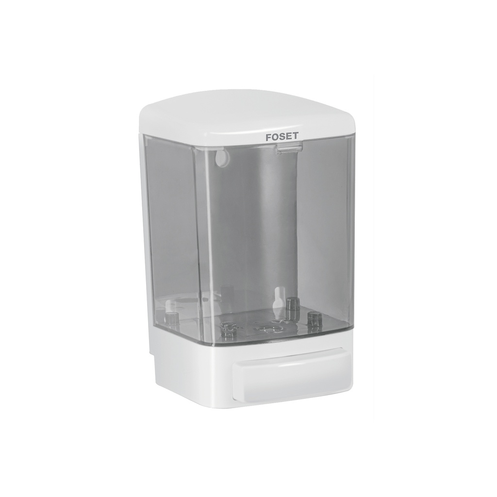 Dosificador para jabón líquido, blanco, FOSET BASIC
