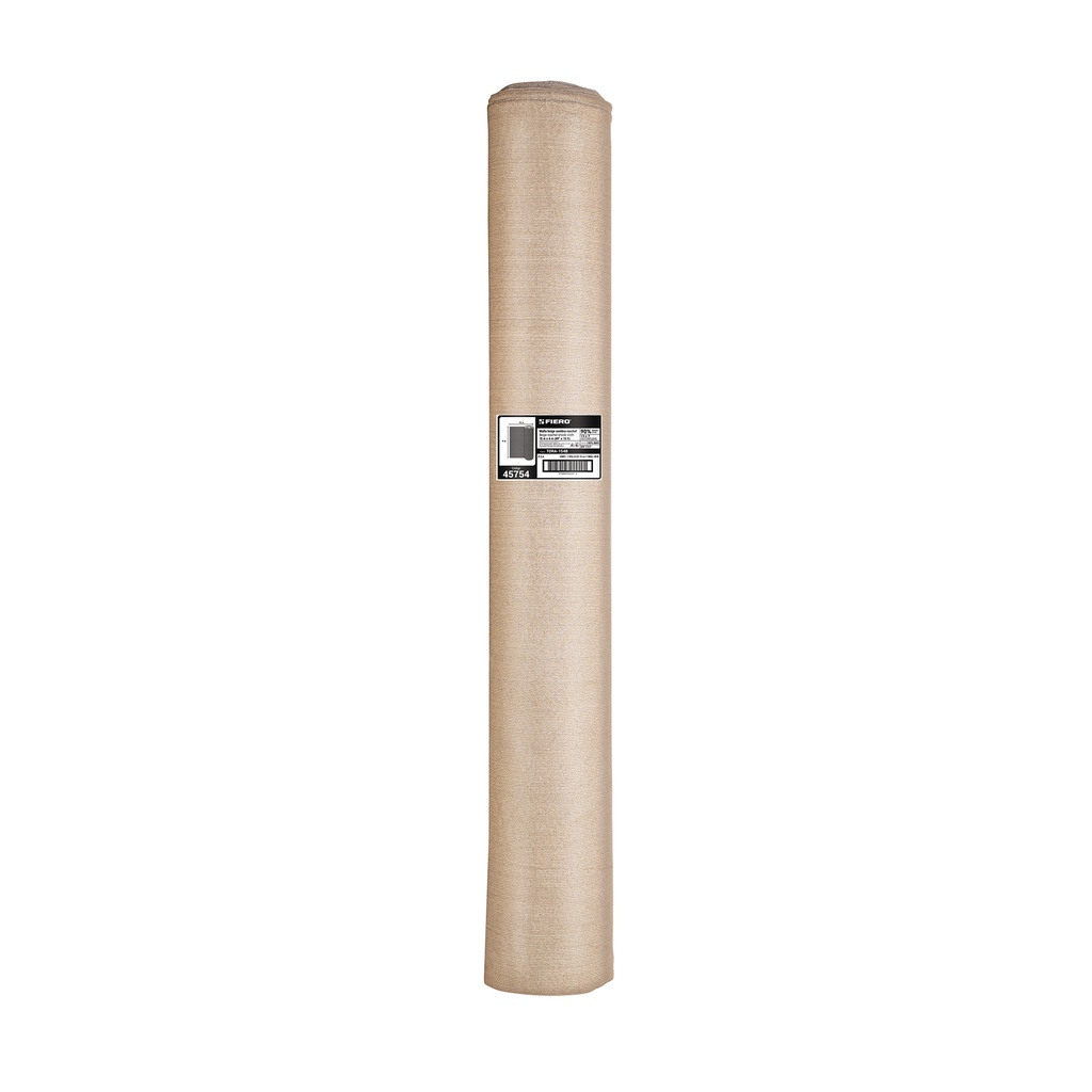 Rollo de malla sombra 80%, raschel beige, 15m x 4m, FIERO