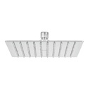 Regadera plato cuadrado 8' sin brazo, cromo, FOSET RIVIERA