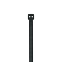 Bolsa con 10 cinchos plásticos 120 lb, 300 x 7.5 mm, negro