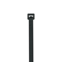 Bolsa con 10 cinchos plásticos 175 lb, 450 x 9 mm, negro