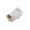 Plug RJ45 CAT6, Bote con 100 piezas, VOLTECK