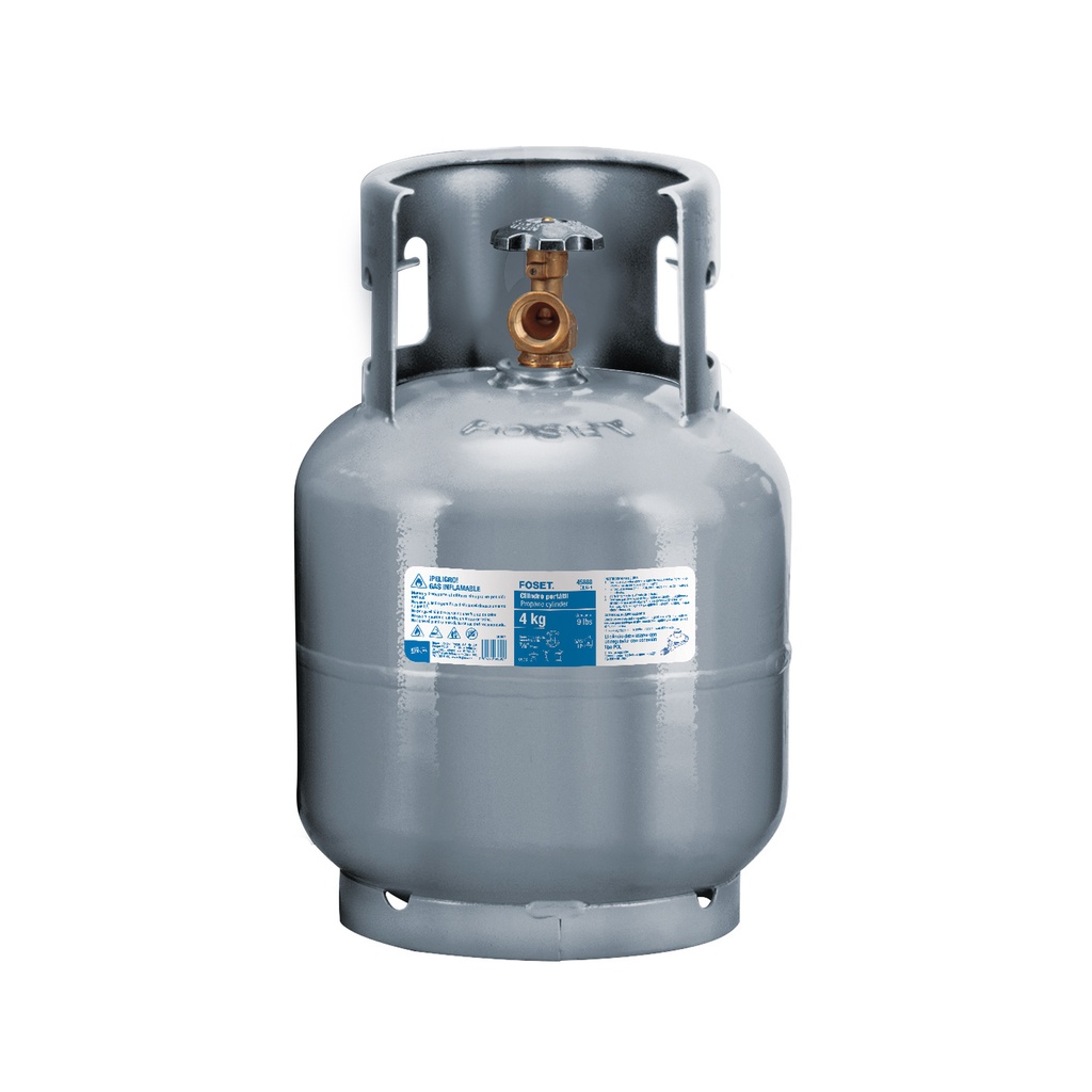 Cilindro portátil para gas LP, 4kg (9lb) FOSET