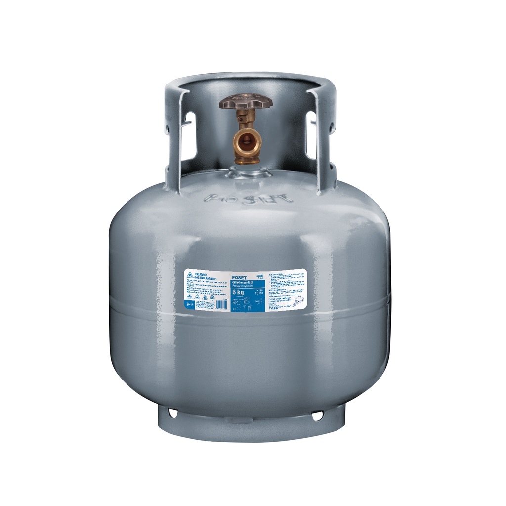 Cilindro portátil para gas LP, 6kg (13lb) FOSET